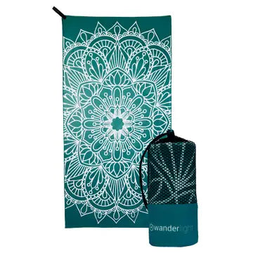 Eco Microfiber Travel Towel - Ella Teal