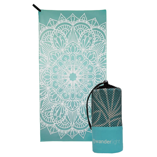 Eco Microfiber Travel Towel - Ella Turquoise